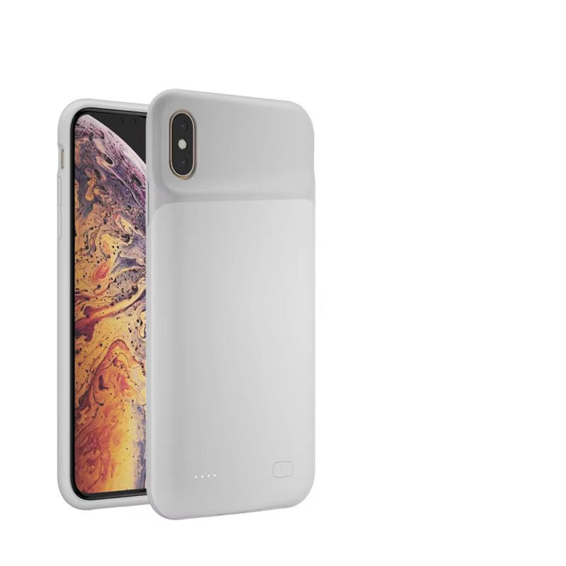 Hochkapazitäts-Apple-iPhone-Hülle, MagSafe-kompatibel, Kameraobjektiv- und Bildschirmschutz, ultradünne stoßfeste magnetische Rundumschutz-Ladehülle mit integriertem Akku