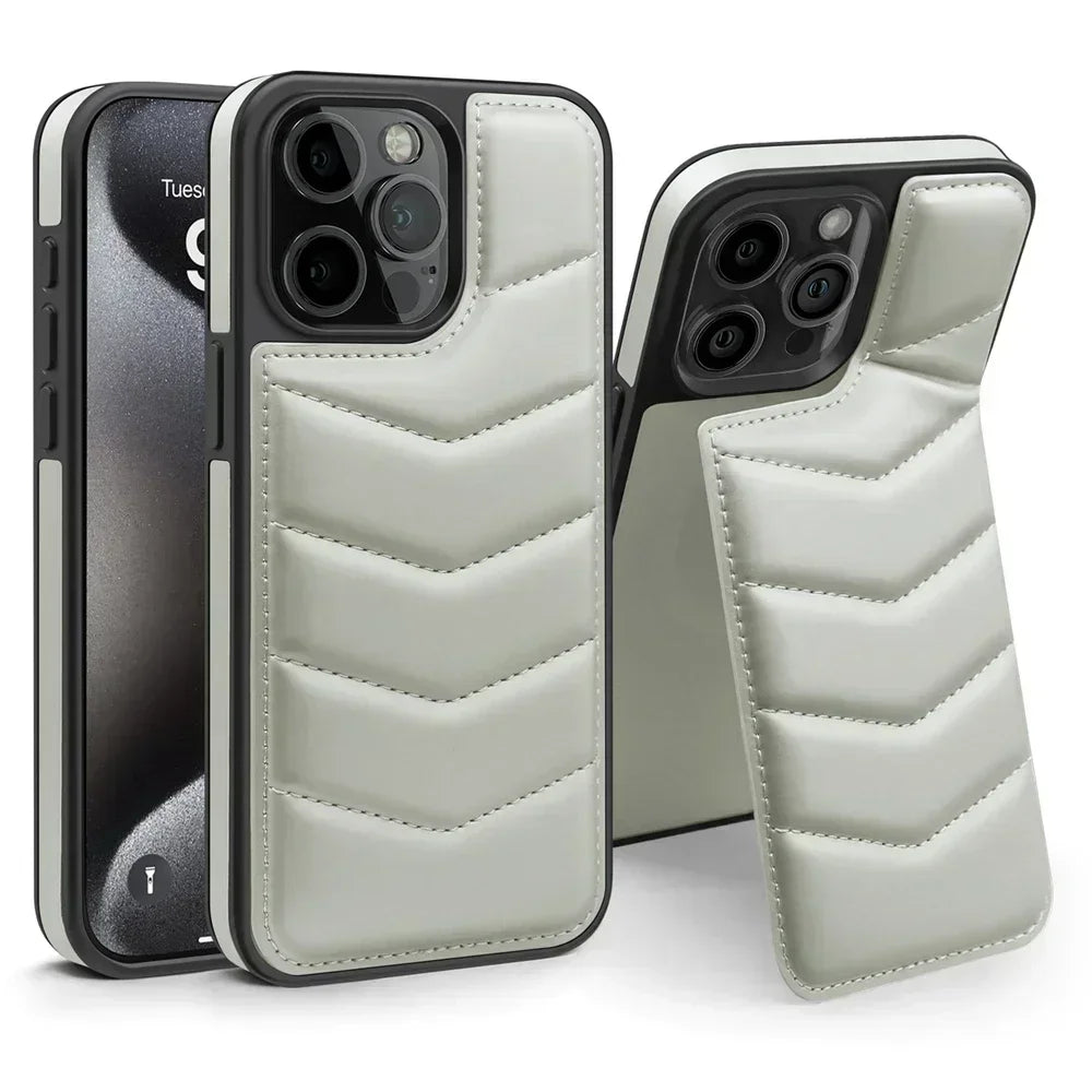 Premium MagSafe Leder iPhone Hülle – Magnetisches kabelloses Laden, Kartenhalter Wallet, stoßfeste Schutz, elegantes Design für iPhone Modelle