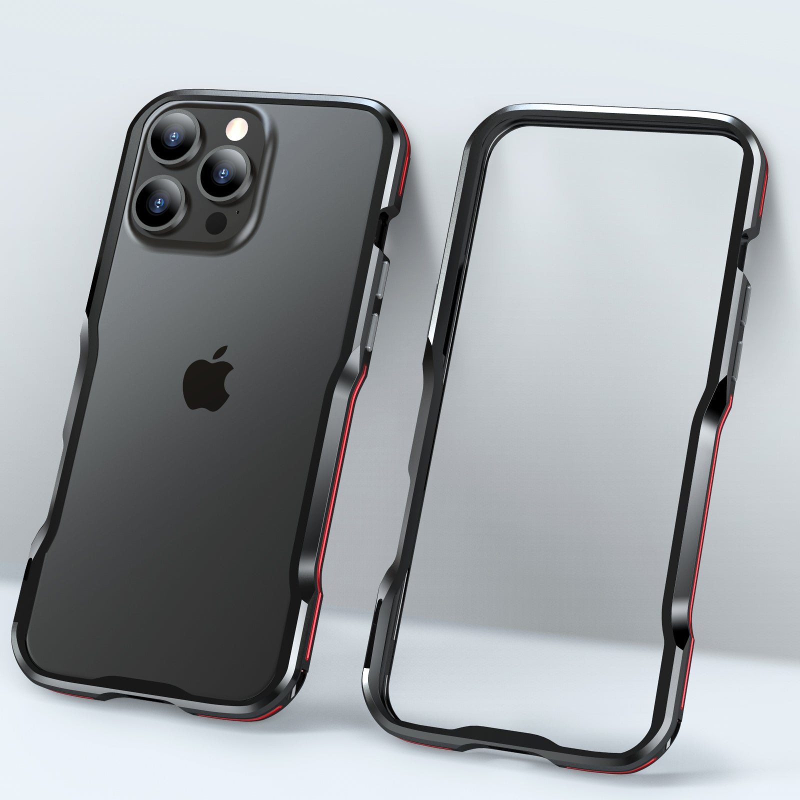 Metal Frame Bumper iPhone Case – Aluminum Detachable Heat Dissipation Cover for iPhone Models, Sleek and Durable Protection