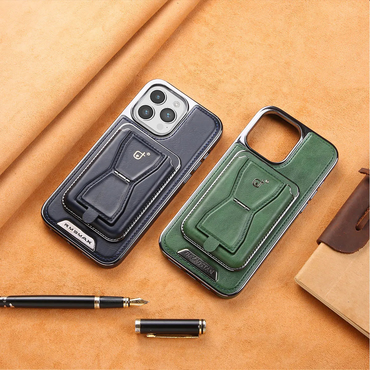 Luxuriöse Leder Geldbörse Stand iPhone Hülle – Kartenhalter, Premium Schutz, langlebige Klappabdeckung und stilvolles Design für iPhone Modelle
