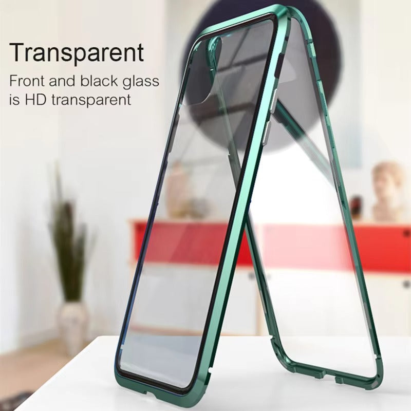Premium Apple iPhone Case Compatible, Camera Lens & Screen Protection, Ultra Thin Magnetic Full All Around Protection Cover