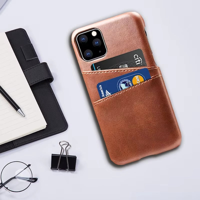 Luxury Apple iPhone Case, MagSafe Compatible, Camera Lens and Screen Protection, Ultra Thin, Shockproof, Magnetic, Full All Around Protection, PU Leather Card Cover