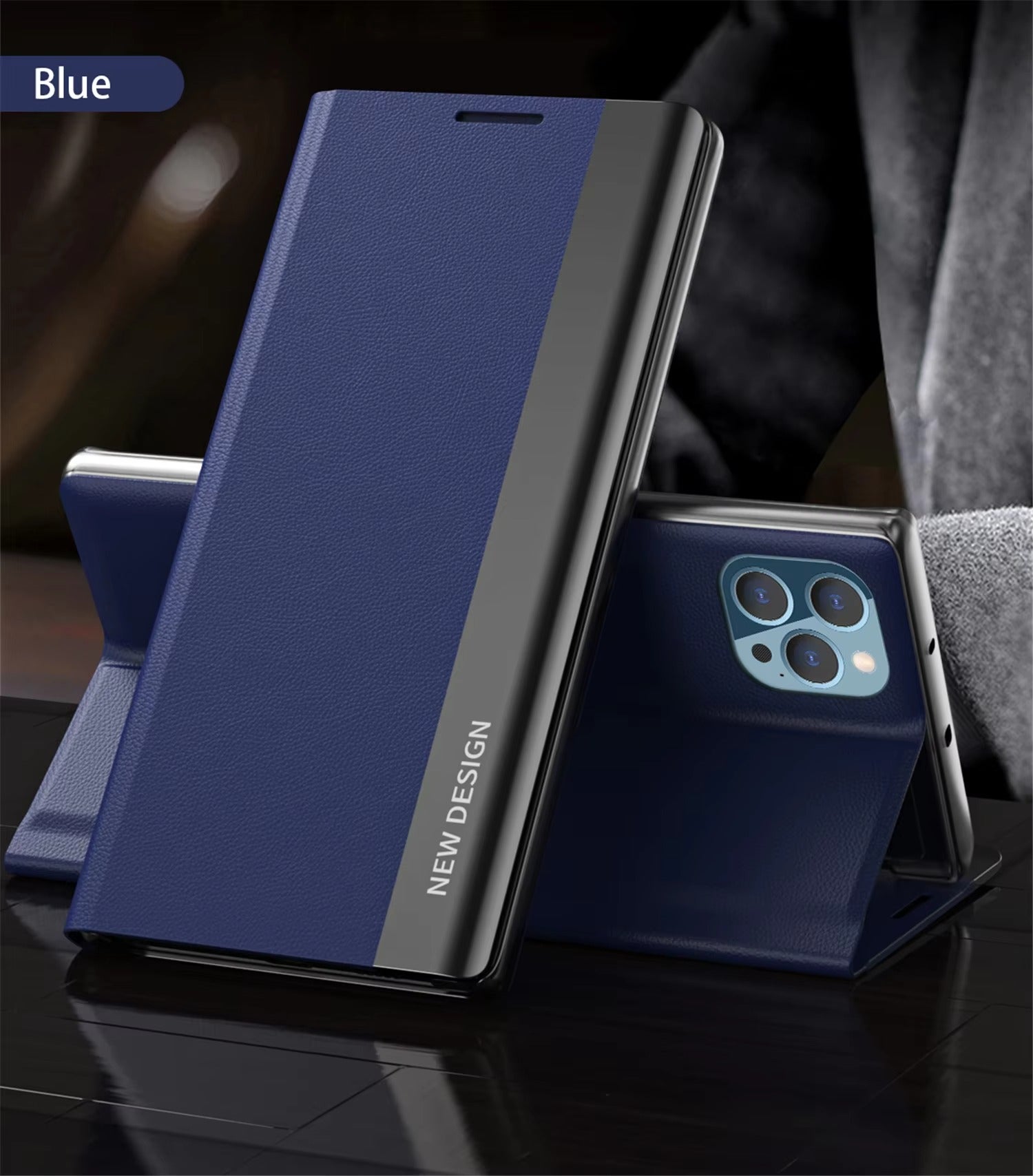 Luxury Flip Apple iPhone Case, MagSafe Compatible, Ultra Thin Magnetic Shockproof Full Protection Cover