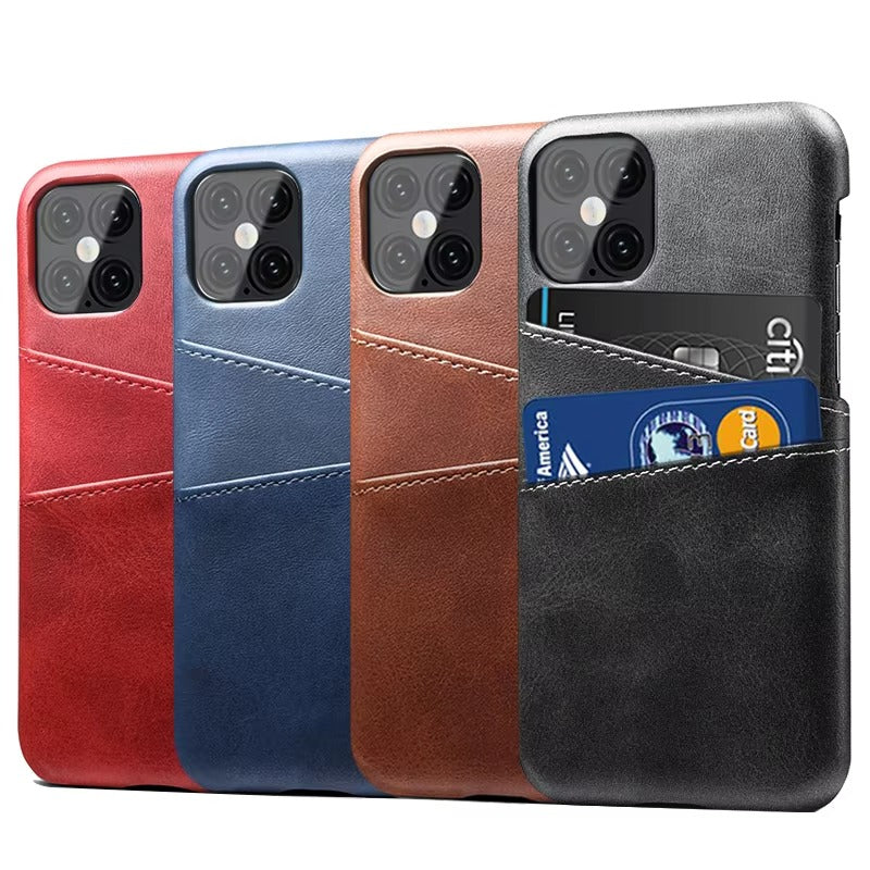 Luxury Apple iPhone Case, MagSafe Compatible, Camera Lens and Screen Protection, Ultra Thin, Shockproof, Magnetic, Full All Around Protection, PU Leather Card Cover