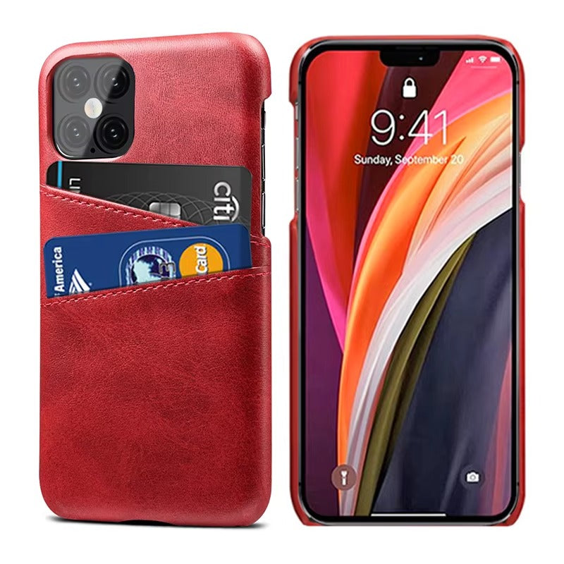 Luxury Apple iPhone Case, MagSafe Compatible, Camera Lens and Screen Protection, Ultra Thin, Shockproof, Magnetic, Full All Around Protection, PU Leather Card Cover