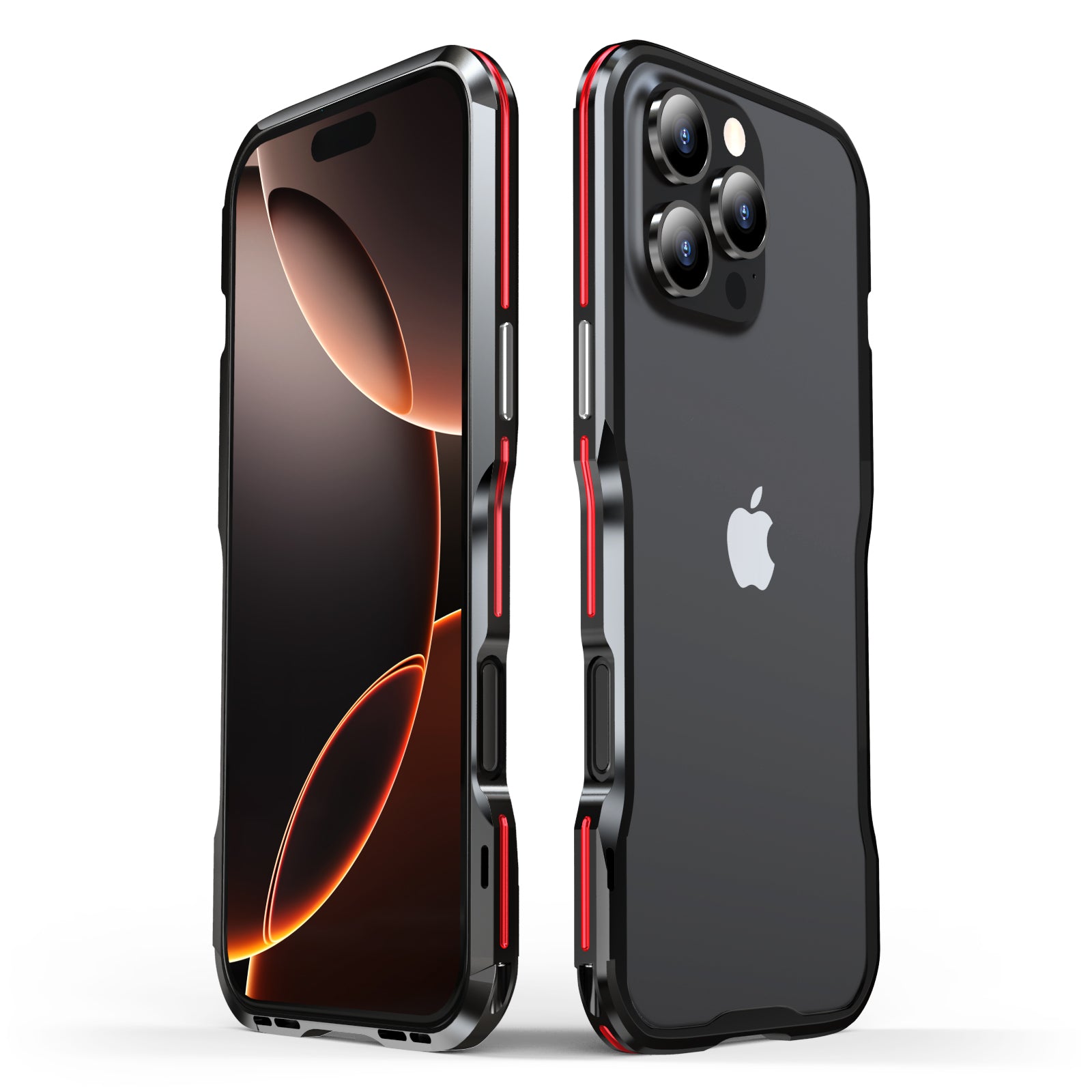 Metal Frame Bumper iPhone Case – Aluminum Detachable Heat Dissipation Cover for iPhone Models, Sleek and Durable Protection