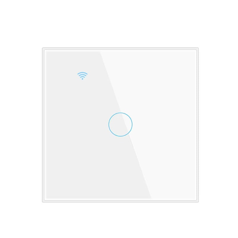 High Quality Smart WiFi Light Switch for iPhone, No Neutral Wire Required, Touch Sensor Wall Switch with App Control