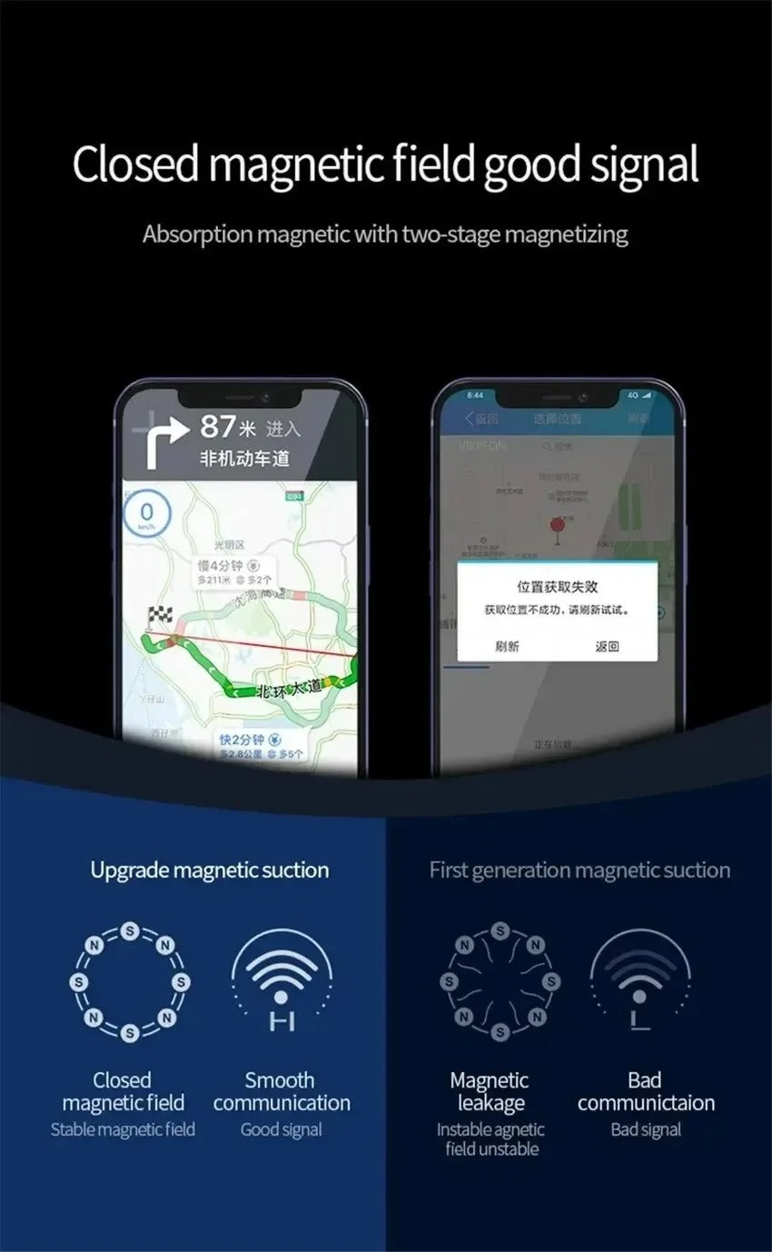 Premium 30W Magnetic Wireless Car Charger – Fast Charging Phone Mount for Air Vent, MagSafe Compatible, Auto-Align, 360° Adjustable Holder
