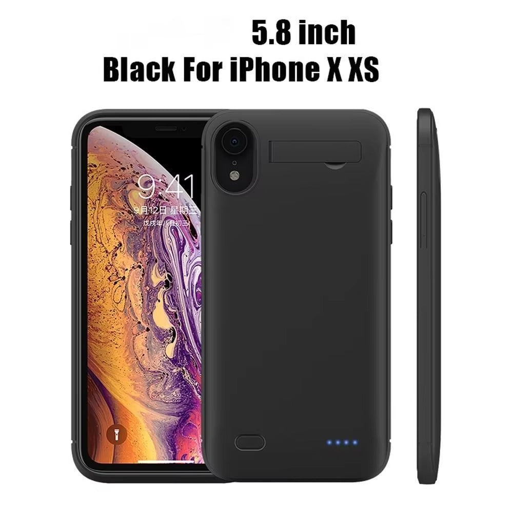 Premium Apple iPhone Case MagSafe Compatible, Camera Lens & Screen Protection, Ultra Thin Shockproof Magnetic Full All Around Protection Cover with 10000mAh Charging Power Bank