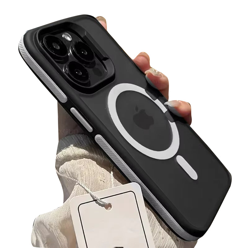 Luxury Apple iPhone Case Camera Lens & Screen Protection, Ultra Thin Shockproof Magnetic Full All Around Protection Cover