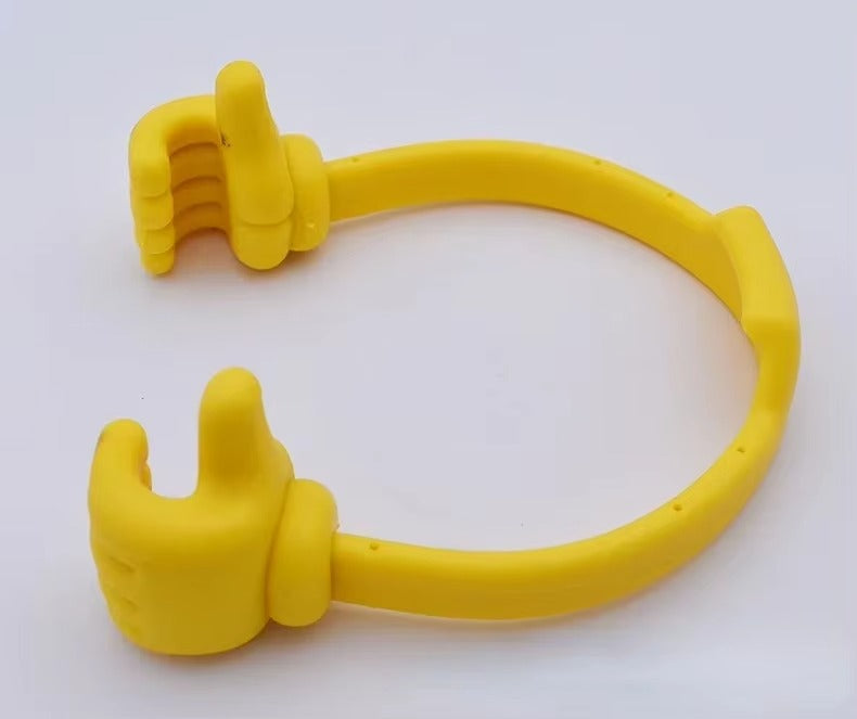 High Quality Thumbs-Up Phone Stand for iPhone, Adjustable Plastic Desk Holder, Universal Mount for iPad and Apple Tablet Devices