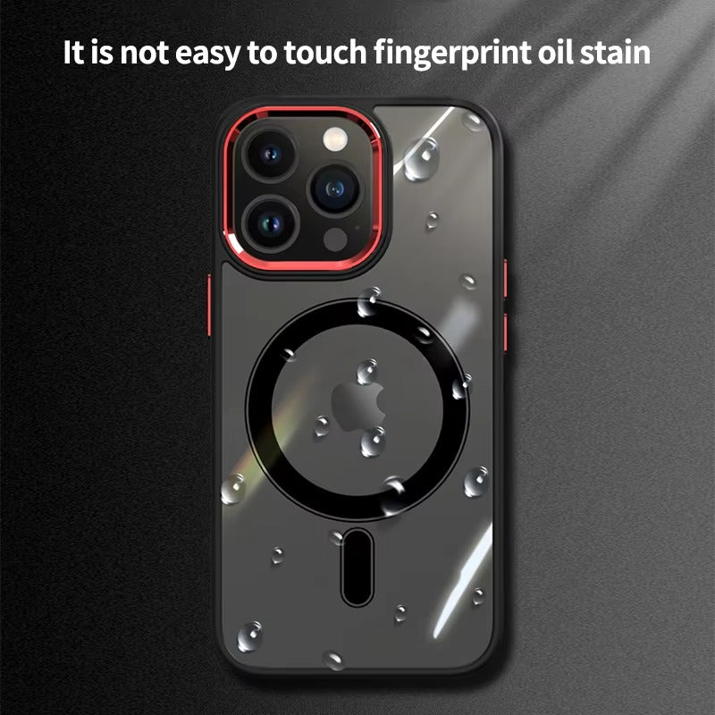 Luxury Apple iPhone Case Camera Lens & Screen Protection, Ultra Thin Shockproof Magnetic Full All Around Protection Cover