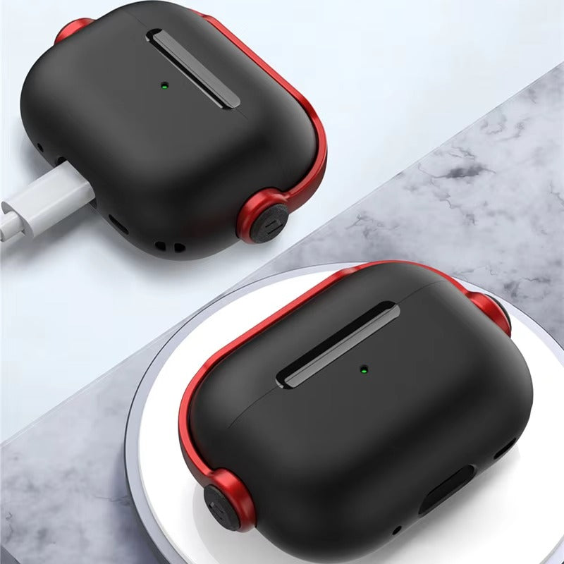 Premium Protective Case for AirPods Pro 2nd Gen with Lanyard, Creative Earphone Lock, Shockproof Headphone Cover for AirPods 3, Pro Series Accessories