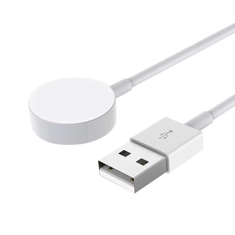 High-Speed 2-in-1 Magnetic Wireless Charger Cable – USB-A Fast Charging Cord for Apple Watch & iPhone, Strong Magnetic Adsorption, Smart Chip Protection