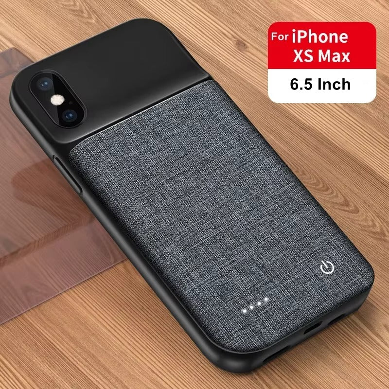 Premium Apple iPhone Case MagSafe Compatible, Camera Lens & Screen Protection, Ultra Thin Shockproof Magnetic Full All Around Protection Cover with 10000mAh Oxford Battery