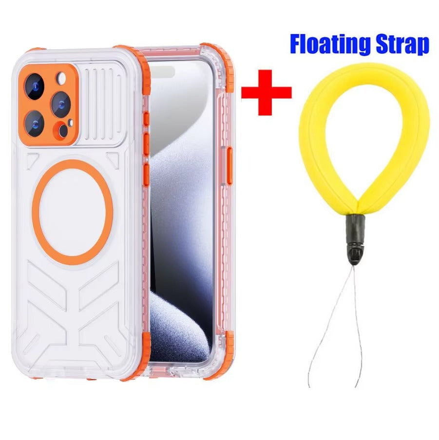 Luxury Apple iPhone Case MagSafe Compatible, Camera Lens & Screen Protection, Cover with IP68 Sealed Sport Design