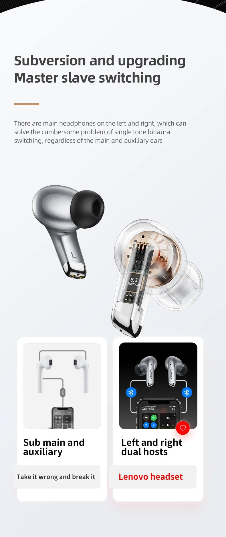 High Quality Earbuds for iPhone – Waterproof Sport Headphones HiFi Stereo Sound, Noise Isolation, Ideal for Music & Workouts