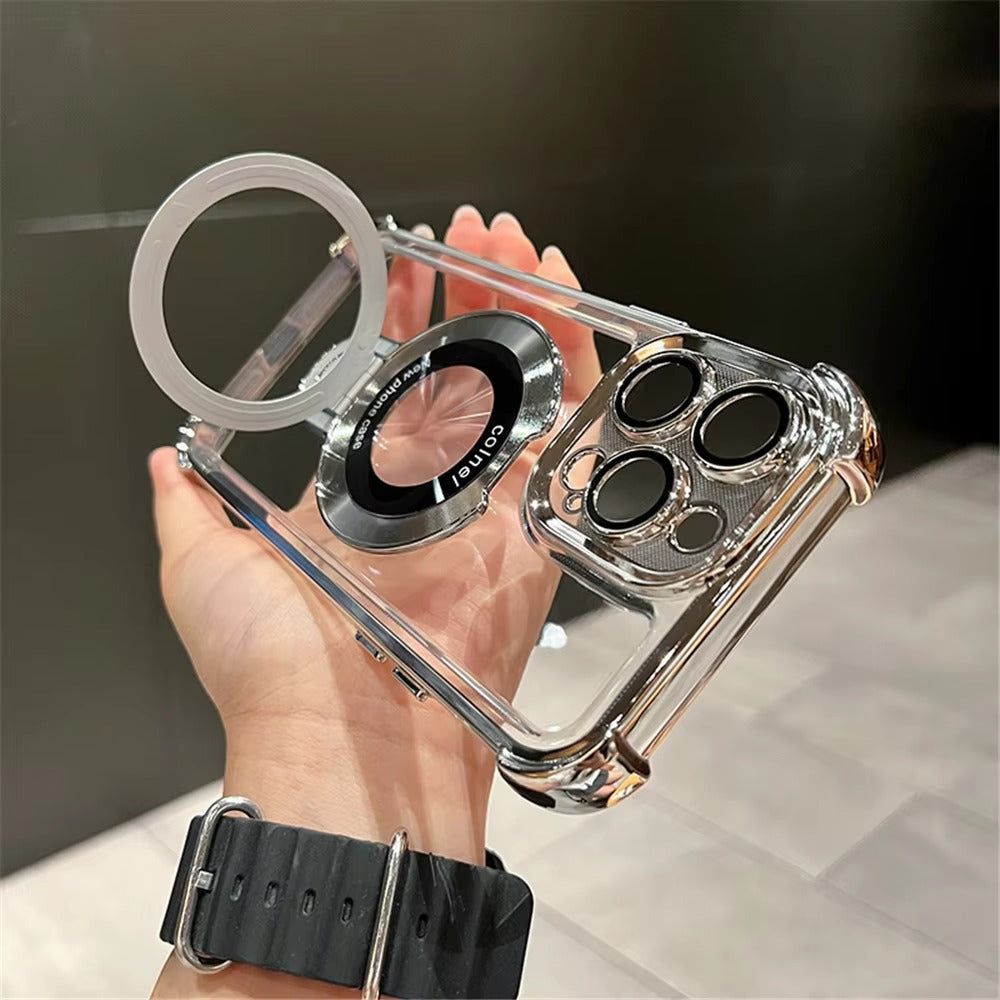Luxury Apple iPhone Case Compatible, Camera Lens & Screen Protection, Ultra Thin Shockproof Full All Around Protection Cover