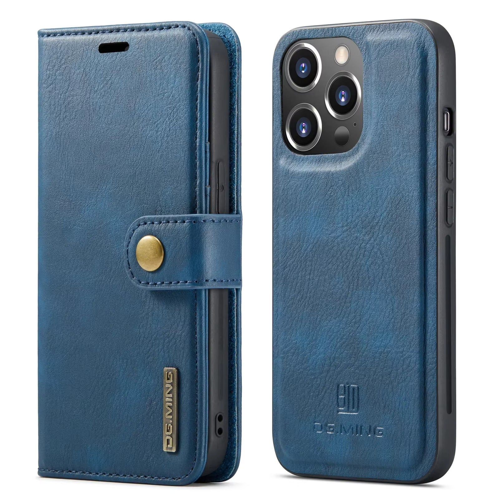 Premium Detachable Leather Apple iPhone Case, MagSafe Compatible, Ultra Thin Magnetic Shockproof Full Protection