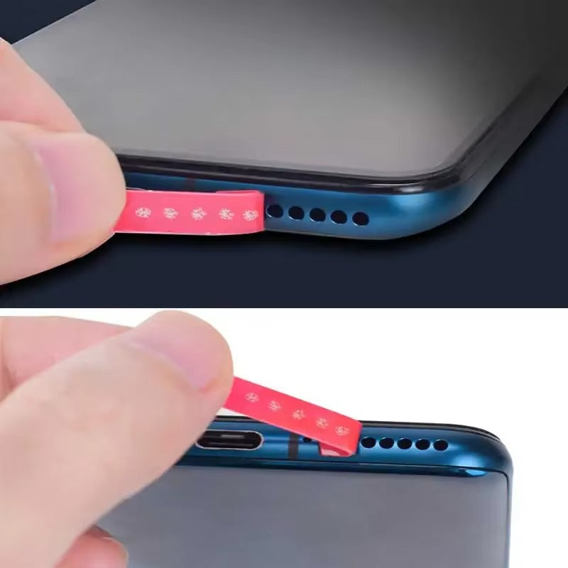 High Quality Speaker Dust Cleaning Glue for iPhone Universal Dust Removal Gel Sticker Kit for Phone Speaker and Charging Port