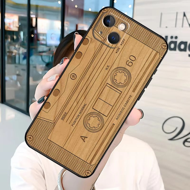 Premium Apple iPhone Case, MagSafe Compatible, Camera Lens and Screen Protection, Ultra Thin, Shockproof, Magnetic, Full All Around Protection, Bamboo Animal Print Cover