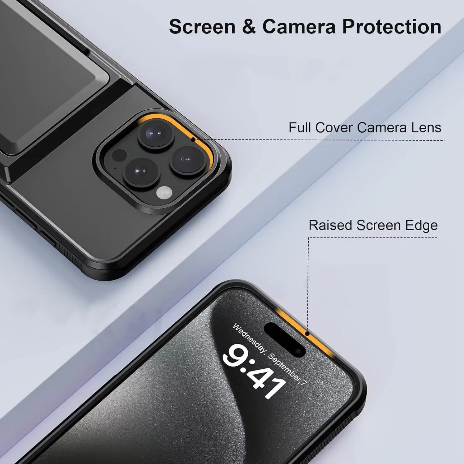 Premium Apple iPhone Hülle, MagSafe-kompatibel, Kameraobjektiv- und Bildschirmschutz, ultra dünn, stoßfest, magnetisch, vollständiger Rundumschutz, vollständige Metall-Schutzhülle