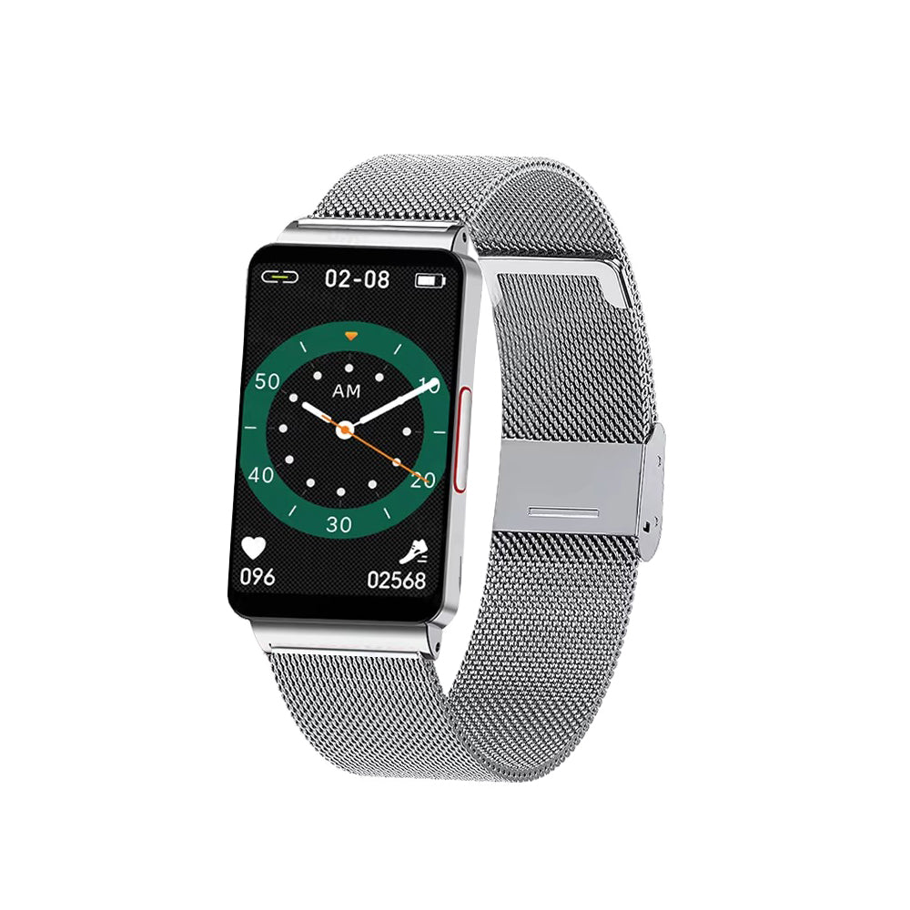 Premium Non-Invasive Blood Glucose Smartwatch – ECG, Heart Rate, Blood Pressure, Oxygen & Temperature Monitor, Waterproof Fitness Tracker with Touchscreen