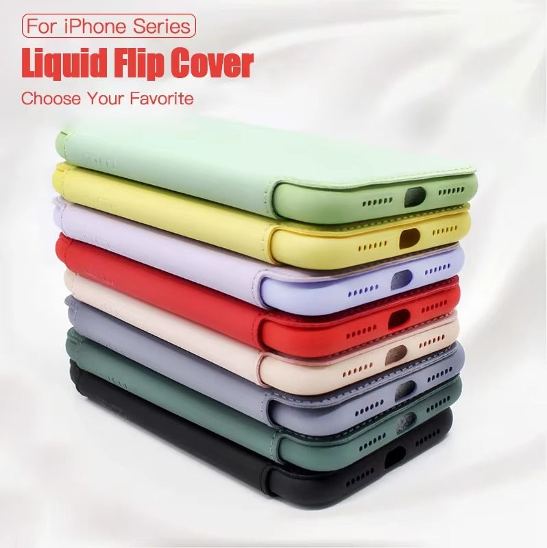 Luxury Apple iPhone Case, MagSafe Compatible, Camera Lens and Screen Protection, Ultra Thin, Shockproof, Magnetic, Full All Around Protection, Flip Silicone Card Cover