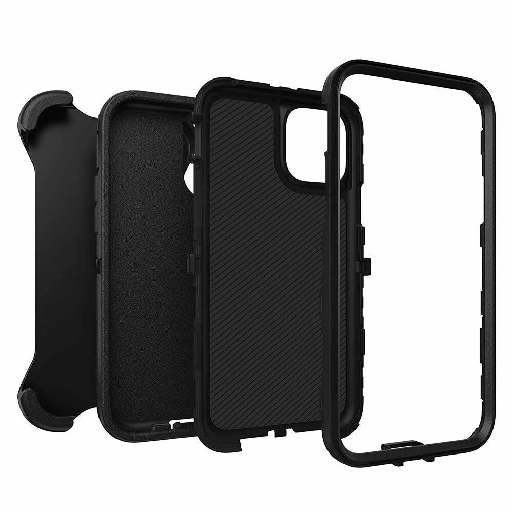 Premium Apple iPhone Hülle, MagSafe-kompatibel, Kameraobjektiv- und Bildschirmschutz, ultra dünn, stoßfest, magnetisch, vollständiger Rundumschutz, vollständige Metall-Schutzhülle