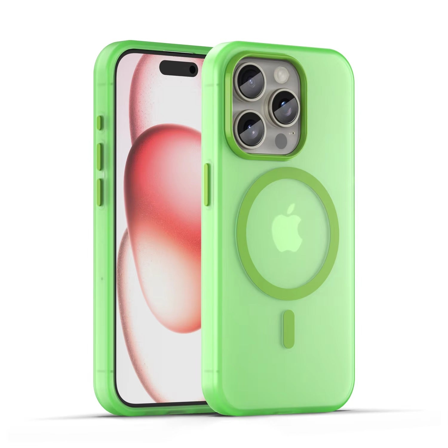 Luxury Apple iPhone Case, MagSafe Compatible, Camera Lens & Screen Protection, Ultra Thin, Shockproof, Magnetic Full All Around Cover – Matte TPU Bumper Case with Wireless Charging Support & Magnetic Snap Fit
