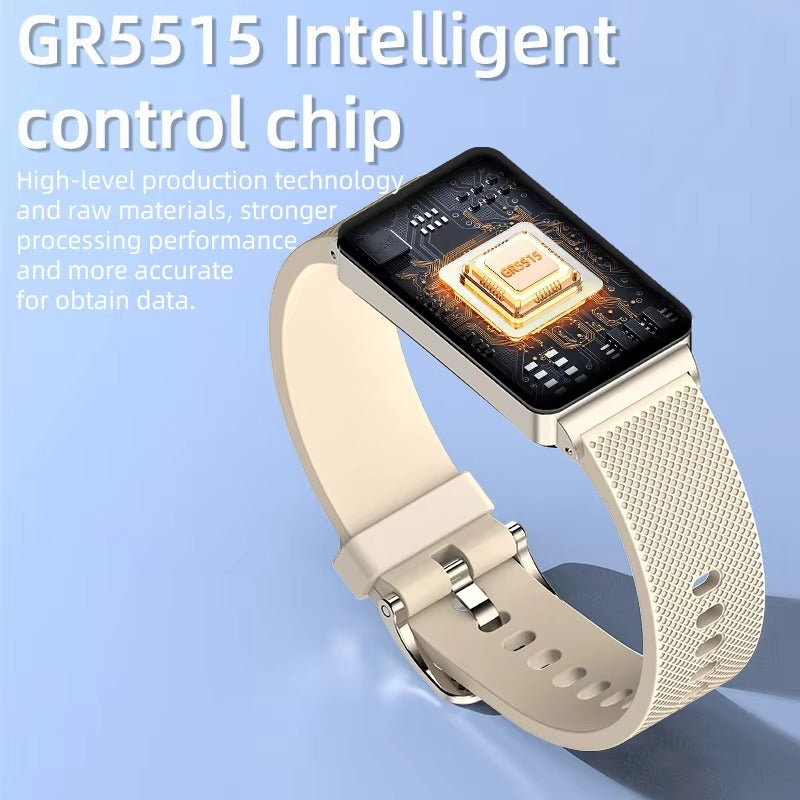 Premium Non-Invasive Blood Glucose Smartwatch – ECG, Heart Rate, Blood Pressure, Oxygen & Temperature Monitor, Waterproof Fitness Tracker with Touchscreen