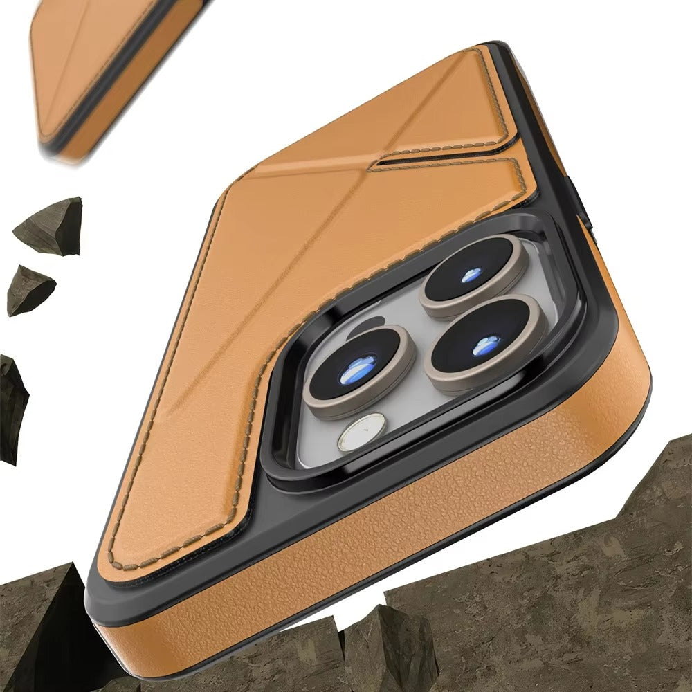 Premium Apple iPhone Hülle, MagSafe-kompatibel, Kameraobjektiv- und Bildschirmschutz, ultra dünn, stoßfest, magnetisch, vollständiger Rundumschutz, vollständige Metall-Schutzhülle