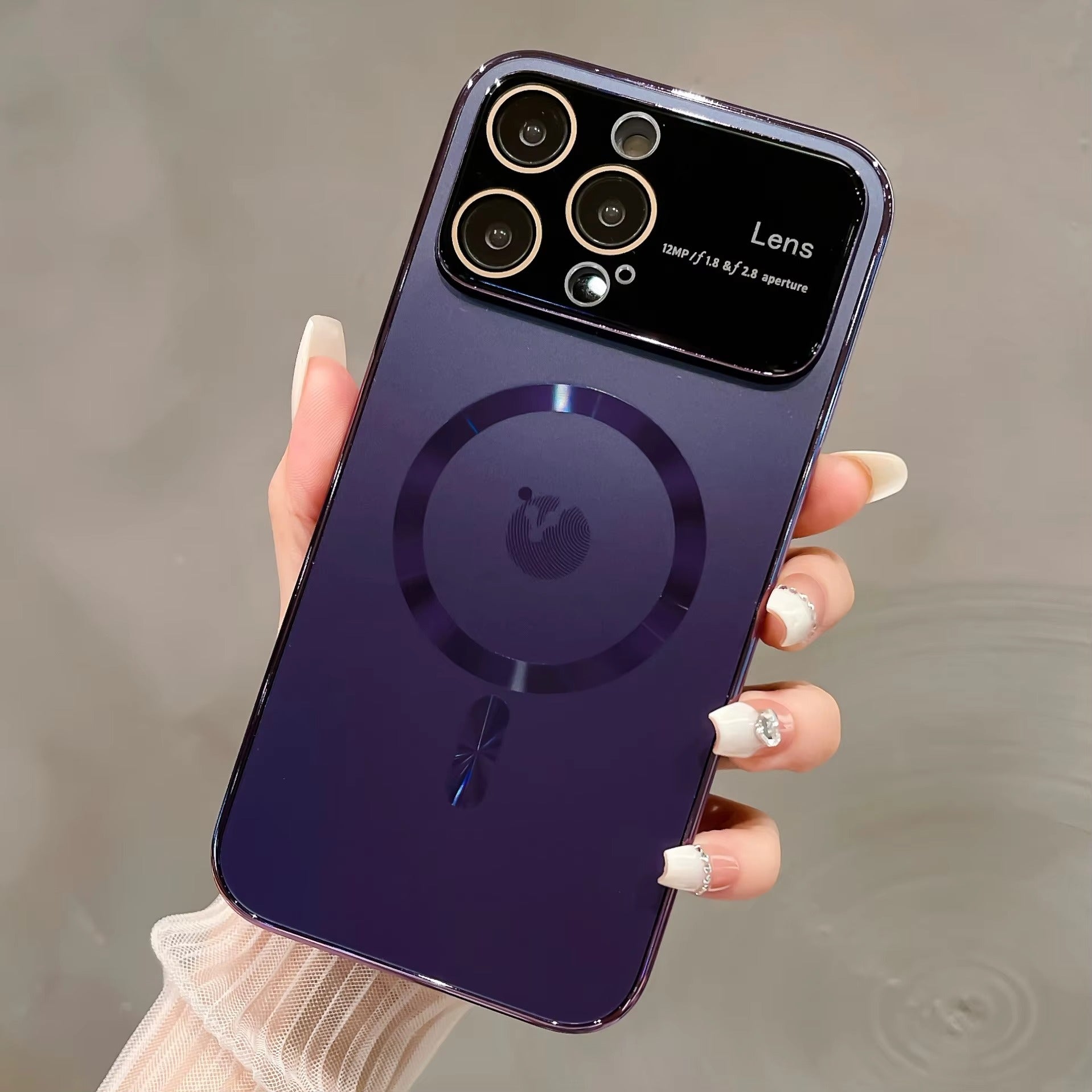 Premium Apple iPhone Case MagSafe Compatible, Camera Lens & Screen Protection, Ultra Thin Shockproof Magnetic Full All Around Protection Cover with Frosted AG Matte Back Design