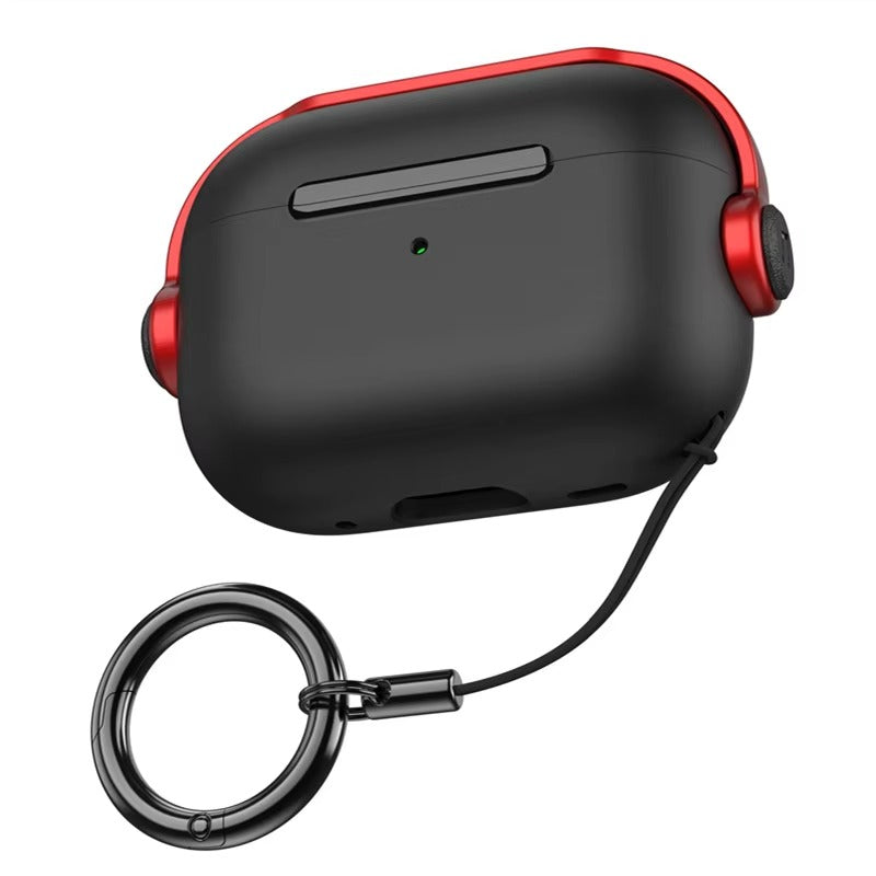 Premium Protective Case for AirPods Pro 2nd Gen with Lanyard, Creative Earphone Lock, Shockproof Headphone Cover for AirPods 3, Pro Series Accessories