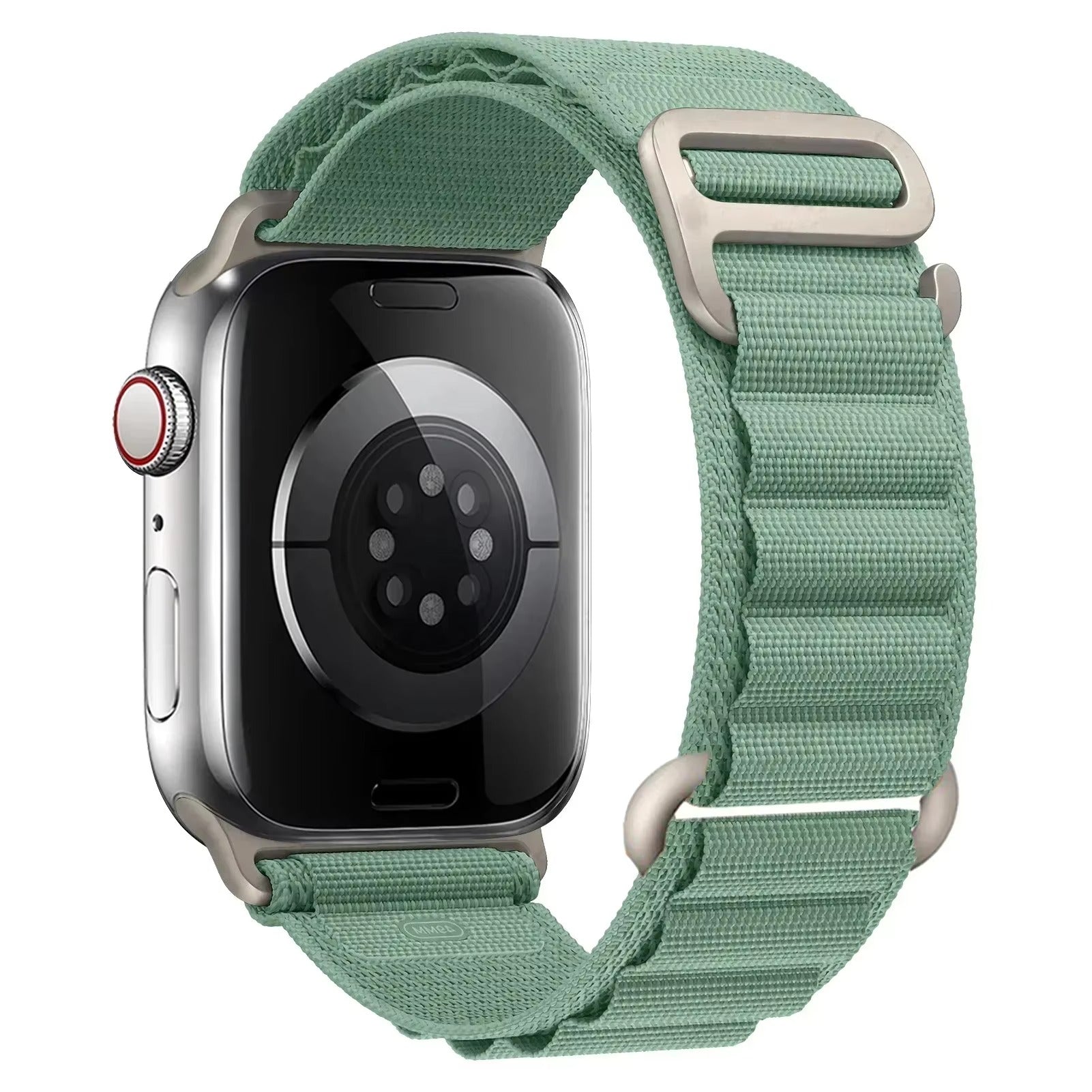 Premium Alpine Loop Nylon Watch Strap – Adjustable G-Hook Bracelet Band with Metal Connectors for 38mm 40mm 41mm 42mm 44mm 45mm 49mm