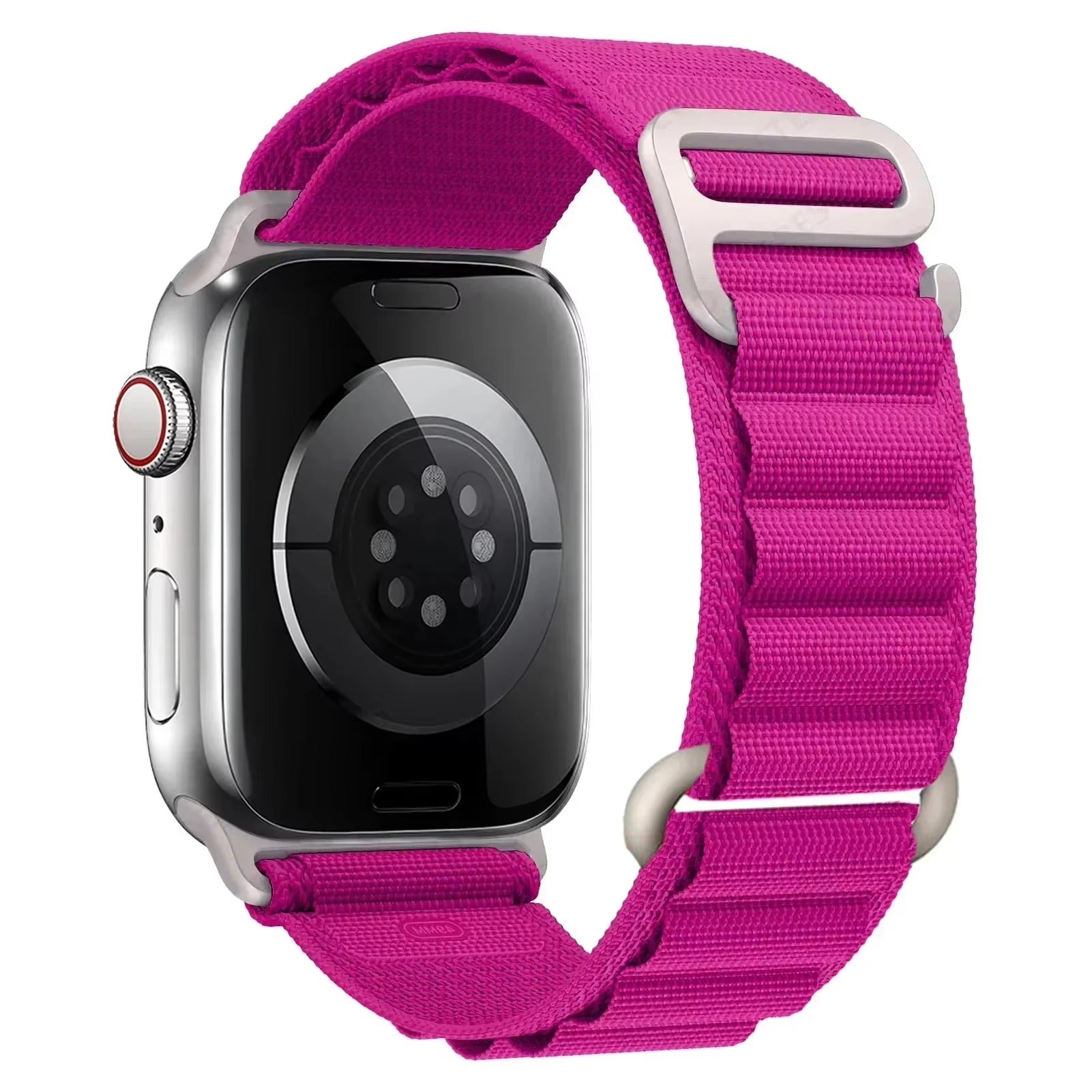 Premium Alpine Loop Nylon Watch Strap – Adjustable G-Hook Bracelet Band with Metal Connectors for 38mm 40mm 41mm 42mm 44mm 45mm 49mm