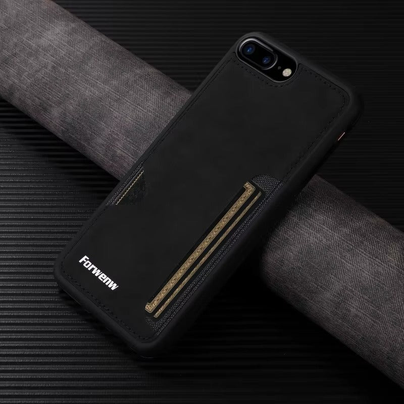 Luxury Apple iPhone Case, MagSafe Compatible, Camera Lens and Screen Protection, Ultra Thin, Shockproof, Magnetic, Full All Around Protection, Retro Leather Wallet Cover
