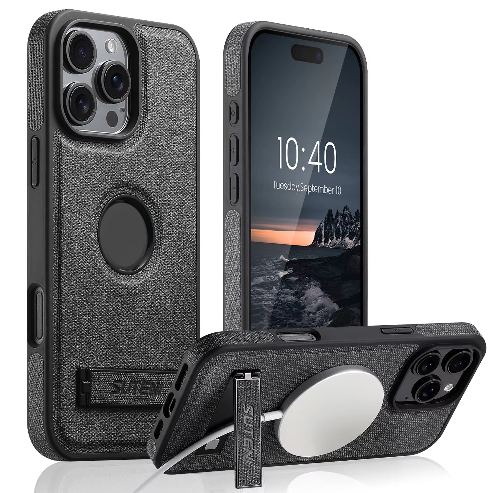 Luxury Apple iPhone Case, MagSafe Compatible, Camera Protection, Ultra Thin, Shockproof, Magnetic, Full All Around Protection