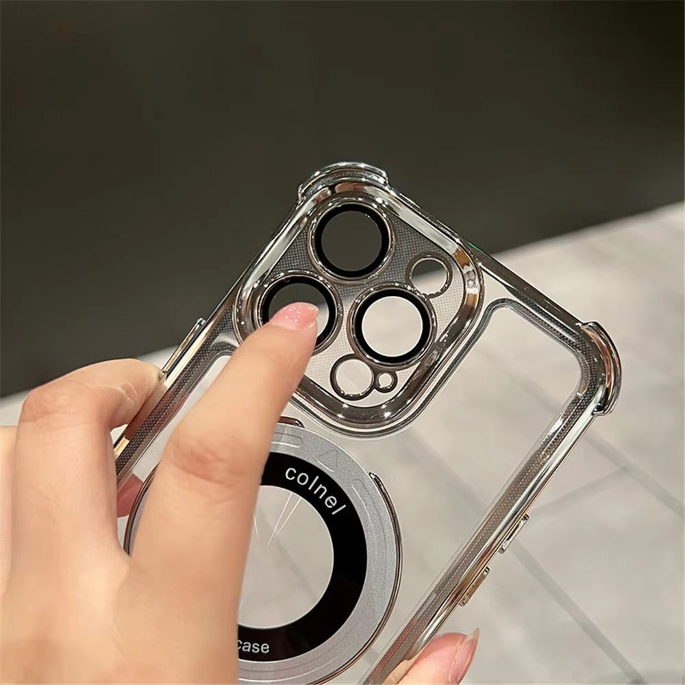 Luxury Apple iPhone Case Compatible, Camera Lens & Screen Protection, Ultra Thin Shockproof Full All Around Protection Cover