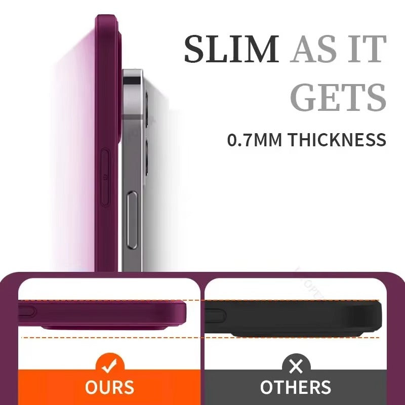 High Quality Apple iPhone Case, MagSafe Compatible, Camera Lens & Screen Protection, Ultra Thin, Shockproof, Magnetic Full All Around Cover – Soft Silicone Solid Color Case with Antiskid Grip & Protective Finish