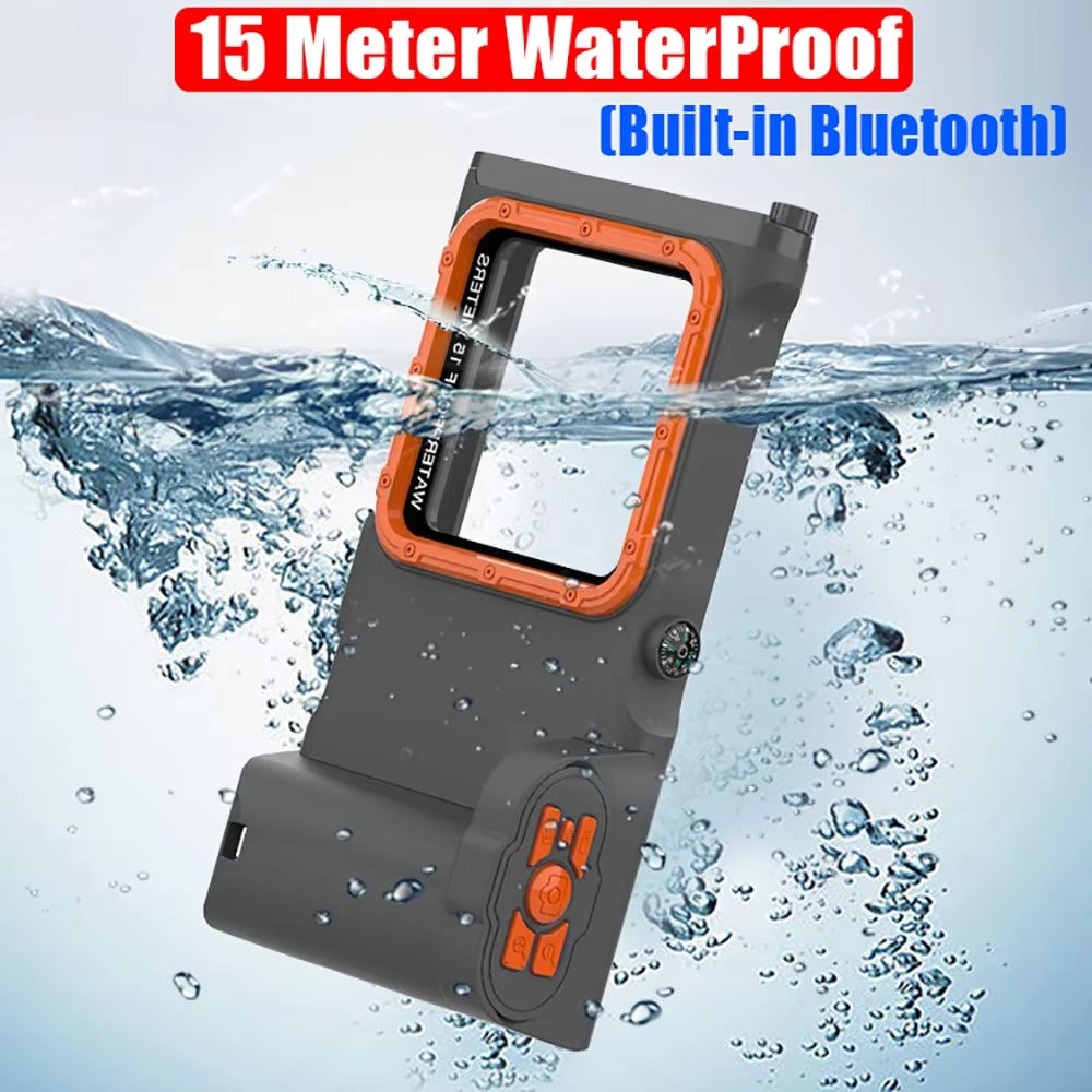 Robust Apple iPhone Case MagSafe Compatible, Camera Lens & Screen Protection, Cover with IP68 Waterproof Stand Design