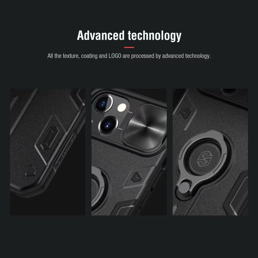 Premium Apple iPhone Case, MagSafe Compatible, Camera Lens & Screen Protection, Ultra Thin, Shockproof, Magnetic Full All Around Cover – Heavy Duty Hard PC Case with Slide Camera Cover & Built-In Kickstand