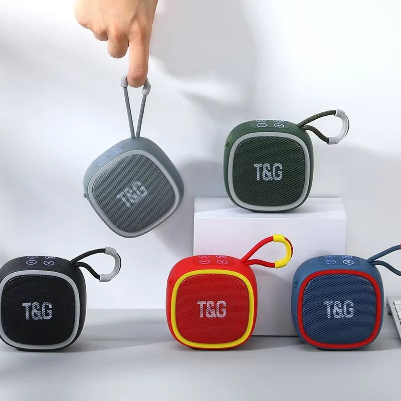 High Quality Mini Bluetooth Speaker for iPhone – Portable Wireless Outdoor Audio with Stereo Sound,TF Card & FM Radio Support