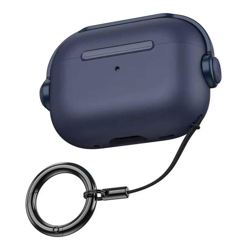 Premium Protective Case for AirPods Pro 2nd Gen with Lanyard, Creative Earphone Lock, Shockproof Headphone Cover for AirPods 3, Pro Series Accessories