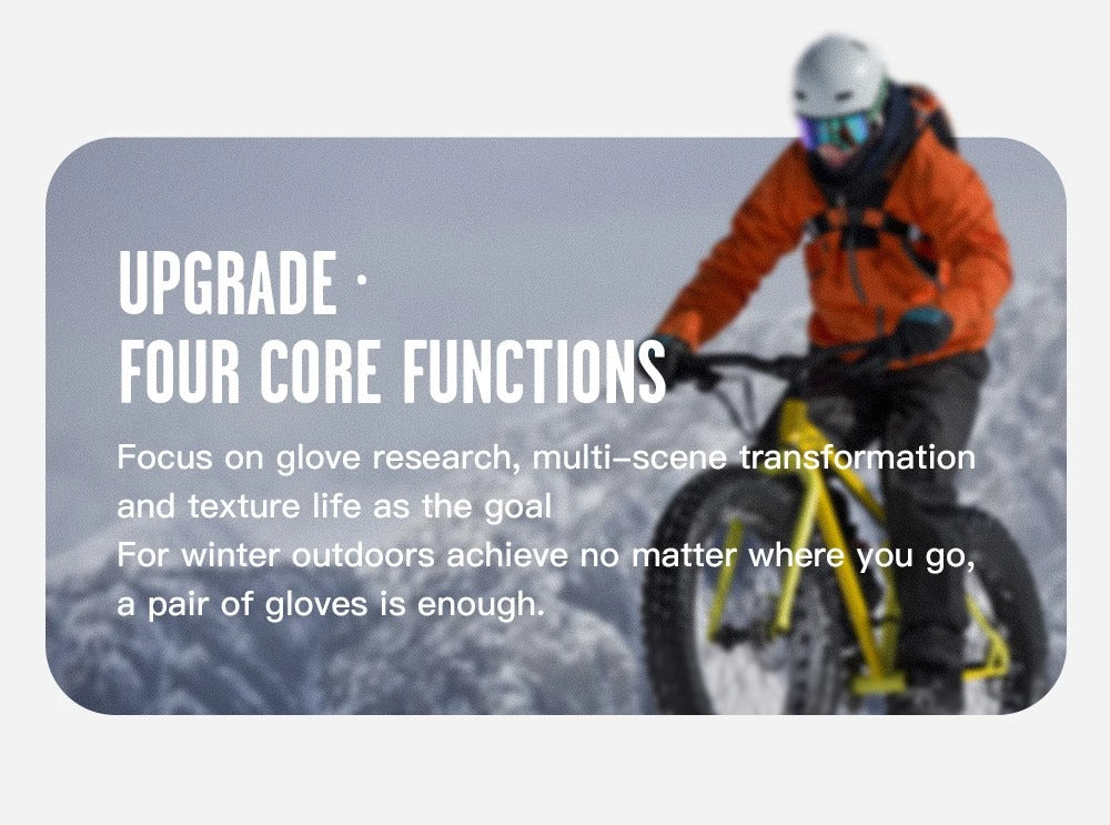 High Performance Winter Cycling Gloves – Waterproof Touchscreen Thermal Gloves, Windproof, Anti-Slip Grip, 3M Insulated, Unisex Sports Riding Gloves S-XL