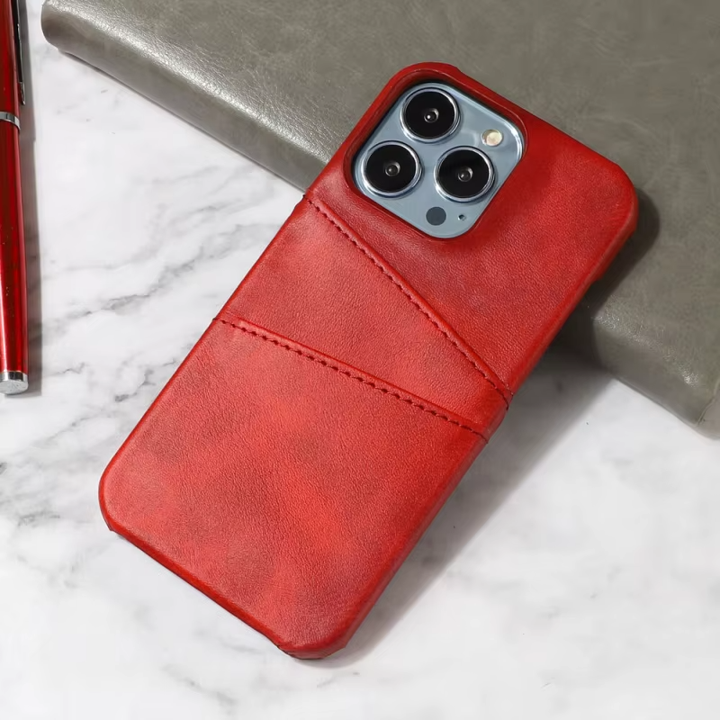 Luxury Apple iPhone Case, MagSafe Compatible, Camera Lens and Screen Protection, Ultra Thin, Shockproof, Magnetic, Full All Around Protection, PU Leather Card Cover