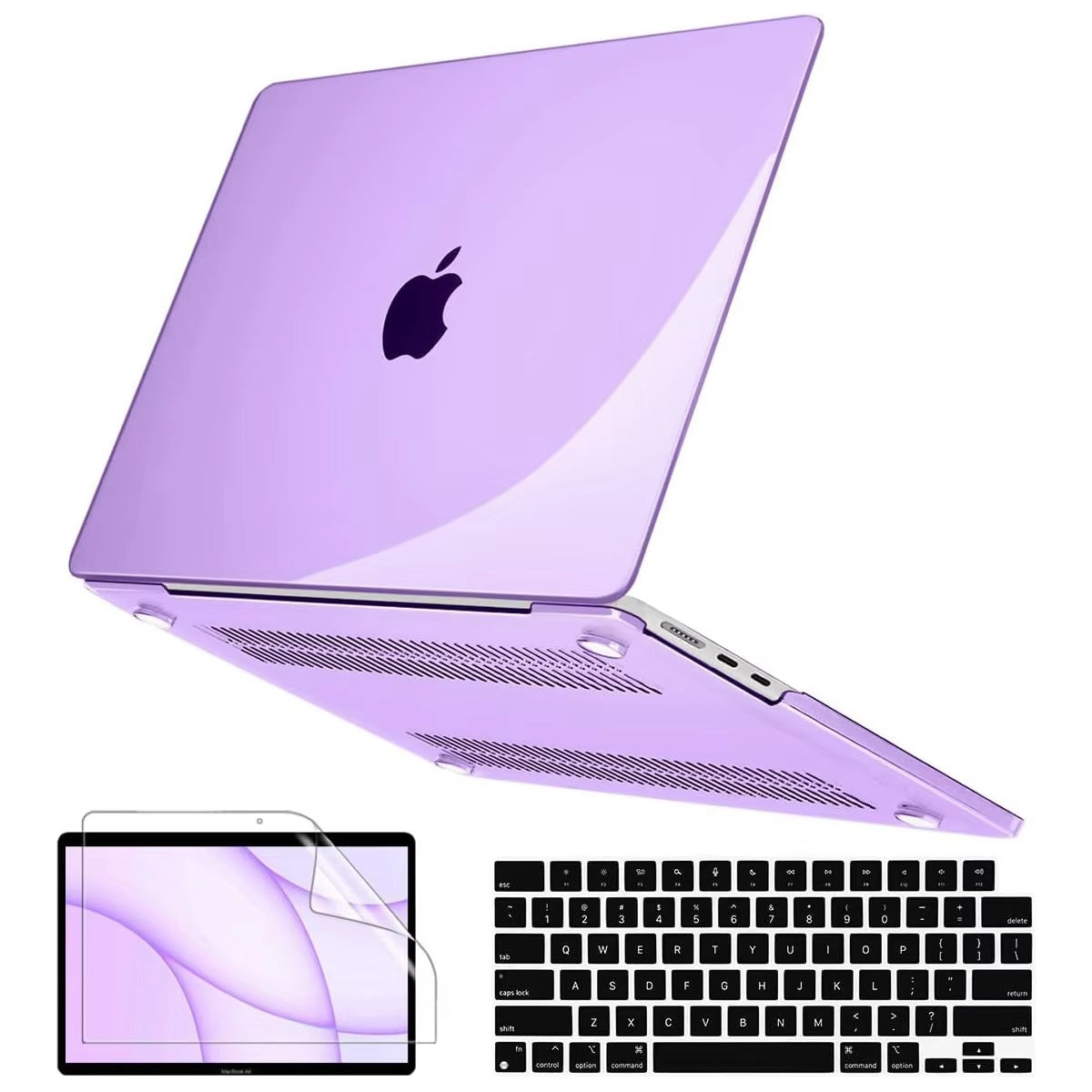 Premium Hard Shell Case for MacBook Air 13.6, 15 M1, M2 and Pro 13, 14, 16 – Slim, Protective Laptop Cover for Apple Notebook, Scratch-Resistant and Lightweight