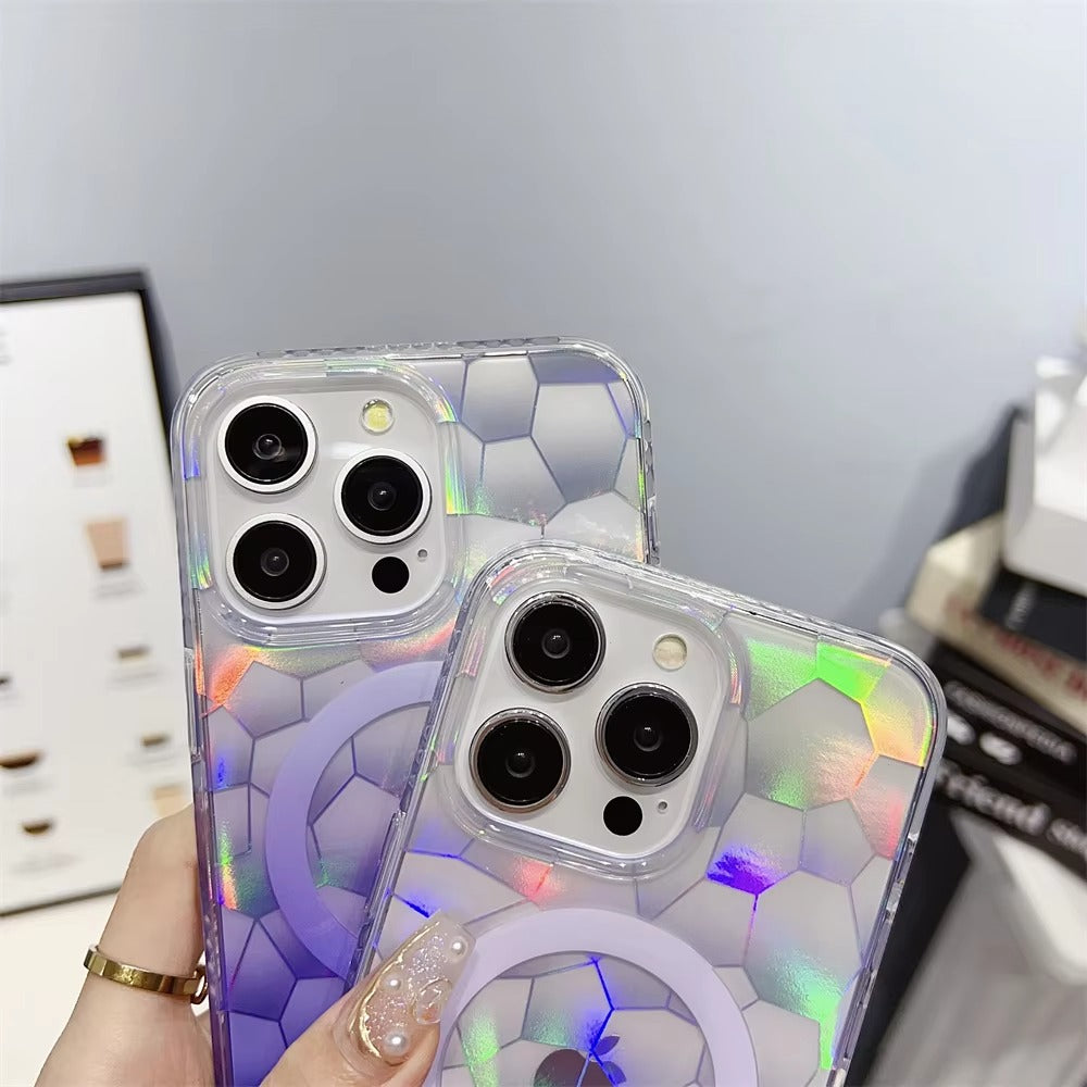 Luxury Apple iPhone Case Camera Lens & Screen Protection, Ultra Thin Shockproof Magnetic Full All Around Protection Cover