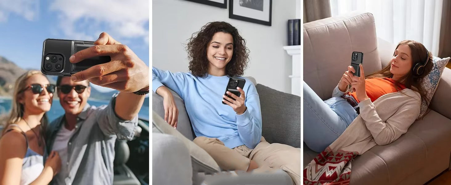 Premium Apple iPhone Hülle, MagSafe-kompatibel, Kameraobjektiv- und Bildschirmschutz, ultra dünn, stoßfest, magnetisch, vollständiger Rundumschutz, vollständige Metall-Schutzhülle