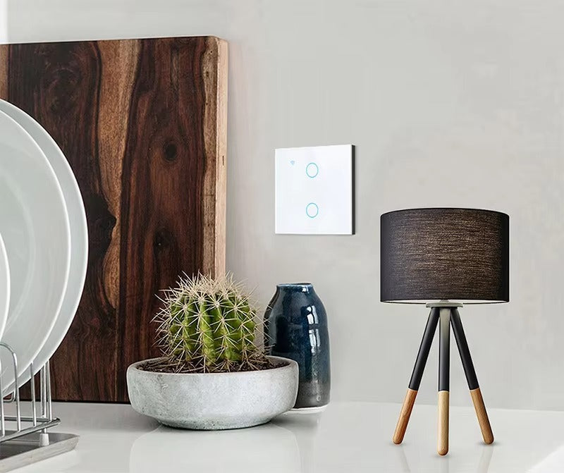High Quality Smart WiFi Light Switch for iPhone, No Neutral Wire Required, Touch Sensor Wall Switch with App Control